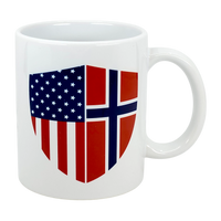 Mug: Made in America with Norwegian Parts Ceramic Mug (11 oz)