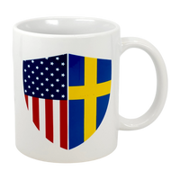 Mug: Made in America with Swedish Parts Ceramic Mug (11 oz)