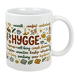 The Nordic Hygge Comfort Typography Ceramic Mug (11 oz) by Swedish Gift Store features “Hygge” with cozy icons—candles, tea, books, socks, blankets—and words like warmth and comfort. A Scandinavian mug perfect for relaxation and well-being.
