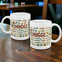 Mug: Nordic Hygge Comfort Typography Ceramic Mug (11 oz)
