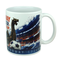 Norway Soccer Coffee Cup Mug – Viking Longship Fan Mug