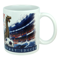 Norway Soccer Coffee Cup Mug – Viking Longship Fan Mug