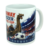 Norway Soccer Coffee Cup Mug – Viking Longship Fan Mug