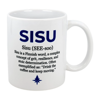 Mug: Sisu Finnish Word Definition Ceramic Mug (11 oz)