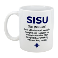 Mug: Sisu Finnish Word Definition Ceramic Mug (11 oz)