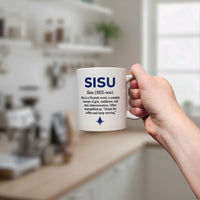 Mug: Sisu Finnish Word Definition Ceramic Mug (11 oz)
