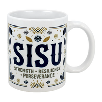 Mug: Sisu Strength Resilience Perseverance Ceramic Mug (11 oz)