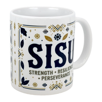 Mug: Sisu Strength Resilience Perseverance Ceramic Mug (11 oz)