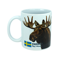 Mug: Sweden Älg Moose Ceramic Mug (11 oz)