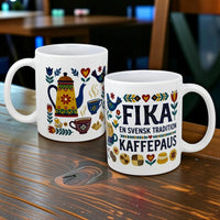 Mug: Swedish Fika Traditions Wraparound Ceramic Mug (11 oz)