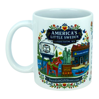 Mug: Swedish Gift Store America's Little Sweden Ceramic Mug (11 oz)