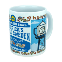Mug: Swedish Gift Store America's Little Sweden Wraparound Ceramic Mug (11 oz)