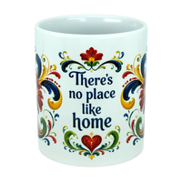Mug: There's No Place Like Home Rosemaling Ceramic Mug (11 oz)