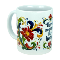 Mug: There's No Place Like Home Rosemaling Ceramic Mug (11 oz)