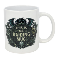 Mug: This Is My Raiding Mug Viking Ceramic Mug (11 oz Capacity)