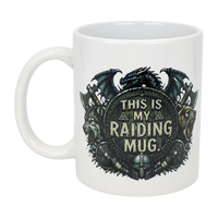 Mug: This Is My Raiding Mug Viking Ceramic Mug (11 oz Capacity)