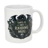 Mug: This Is My Raiding Mug Viking Ceramic Mug (11 oz Capacity)