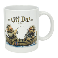 Mug: Uff Da Fishing Trolls Ceramic Mug (11 oz Capacity)