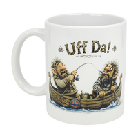 Mug: Uff Da Fishing Trolls Ceramic Mug (11 oz Capacity)