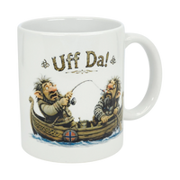 Mug: Uff Da Fishing Trolls Ceramic Mug (11 oz Capacity)