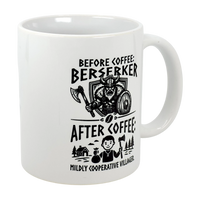 Mug: Viking Berserker Before Coffee Ceramic Mug (11 oz)