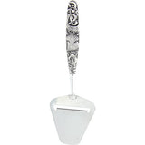 The Sweden Metal Cheese Slicer, with its ornate, intricately patterned handle, evokes the craftsmanship of a Viking ship and adds a touch of Swedens rich heritage to your kitchen.