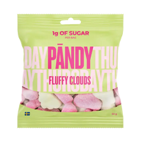 Candy: PÄNDY FLUFFY CLOUDS 50G 1.76 oz Sugar Free Gummy Candy from Sweden