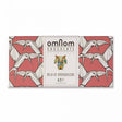 OmNom Milk Chocolate of Madagascar 45% (60g) features a geometric bird design on a pink background with illustrated birds—a unique Icelandic chocolate creation.