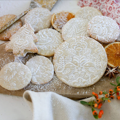 Rolling Pin: Leaves 2 Embossing Rolling Pin