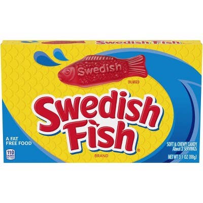 Candy: Swedish Fish - Red Theater Box (88g)
