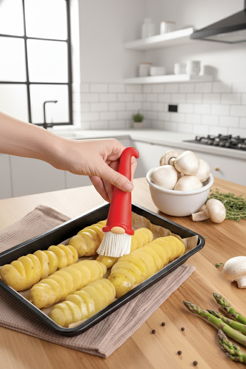 Brush: Gnomeo Basting Brush 6.5" Tall