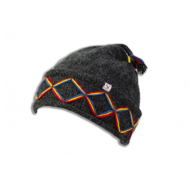 Hat: Light Grey Lovikka Knit Hat by Borjesson Handskar