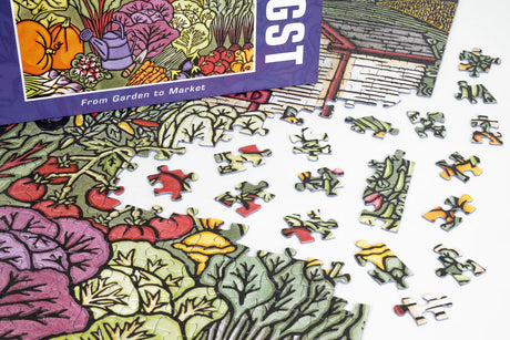 Puzzle: From Garden to Market 500 Piece Signature Series Jigsaw Puzzle by Sarah Angst