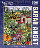 Puzzle: From Garden to Market 500 Piece Signature Series Jigsaw Puzzle by Sarah Angst