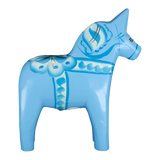 Dala Horse: Baby Blue Swedish Dala Horse | Grannas A. Olsson | Handcrafted in Sweden (10 cm / 4 inches)