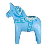 Dala Horse: Baby Blue Swedish Dala Horse | Grannas A. Olsson | Handcrafted in Sweden (10 cm / 4 inches)