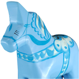 Dala Horse: Baby Blue Swedish Dala Horse | Grannas A. Olsson | Handcrafted in Sweden (10 cm / 4 inches)