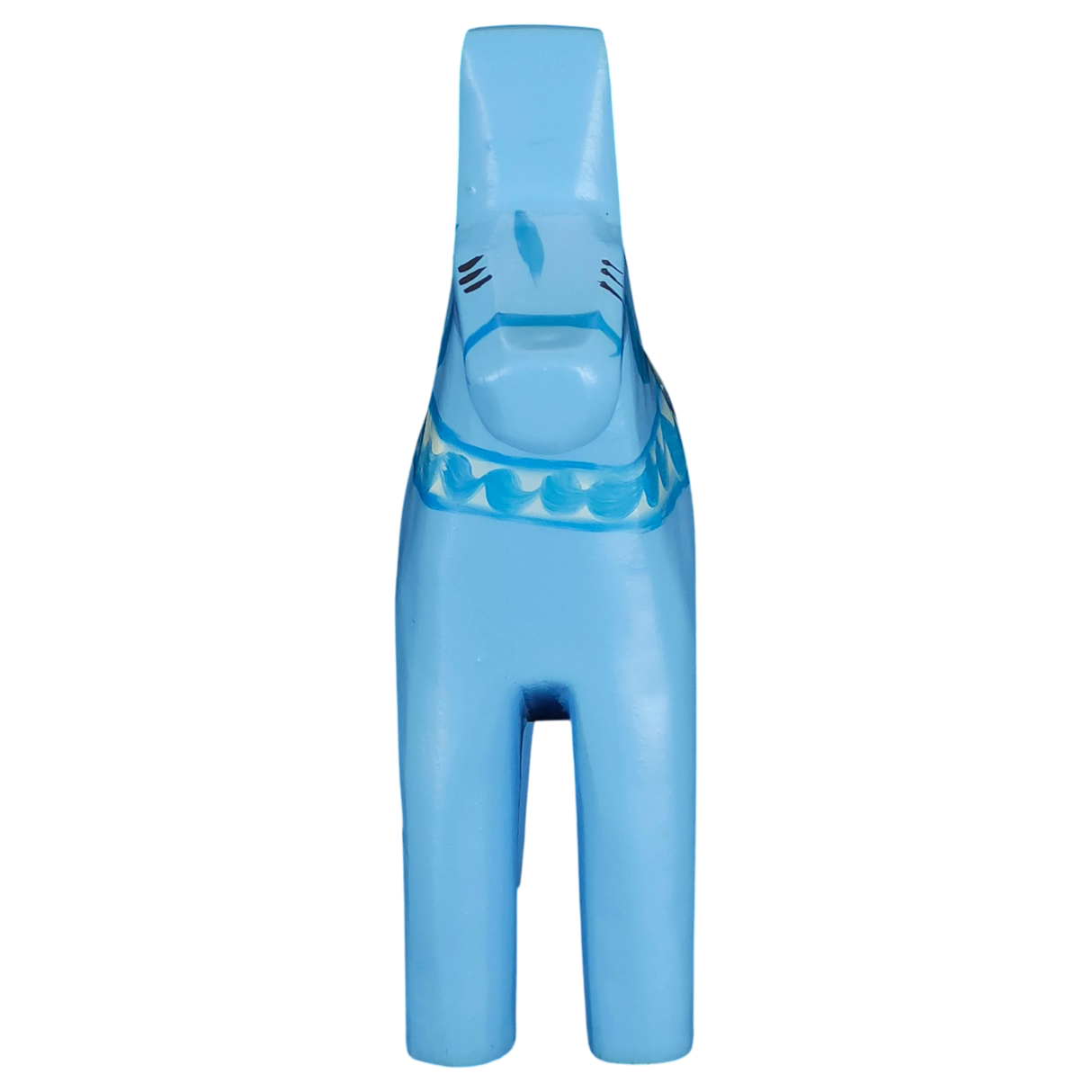 Dala Horse: Baby Blue Swedish Dala Horse | Grannas A. Olsson | Handcrafted in Sweden (10 cm / 4 inches)