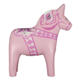 Dala Horse: Baby Pink Swedish Dala Horse | Handcrafted by Grannas A. Olsson in Sweden 10cm - 4"