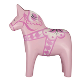 Dala Horse: Baby Pink Swedish Dala Horse | Handcrafted by Grannas A. Olsson in Sweden 10cm - 4"