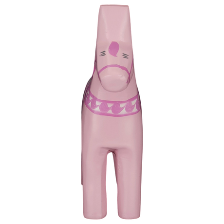 Dala Horse: Baby Pink Swedish Dala Horse | Handcrafted by Grannas A. Olsson in Sweden 10cm - 4"