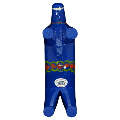Dala Horse: Royal Blue Swedish Dala Horse | Handcrafted by Grannas A. Olsson in Sweden