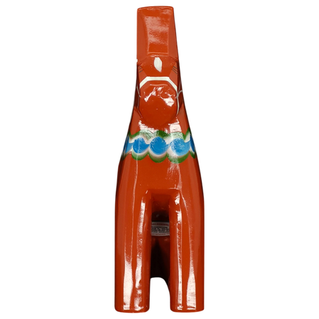 Dala Horse: Sitting Red Swedish Dala Horse | Handcrafted by Grannas A Olsson in Sweden