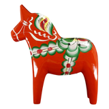 Dala Horse: Red Swedish Dala Horse | Handcrafted by Grannas A. Olsson in Sweden