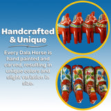 Dala Horse: Red Swedish Dala Horse | Handcrafted by Grannas A. Olsson in Sweden