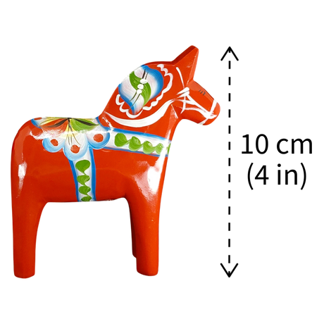 Dala Horse: Grannas A. Olsson Red Swedish Dala Horse | Handcrafted in Nusnäs