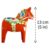 Dala Horse: Red Swedish Dala Horse | Handcrafted by Grannas A. Olsson in Sweden