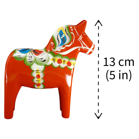Dala Horse: Grannas A. Olsson Red Swedish Dala Horse | Handcrafted in Nusnäs