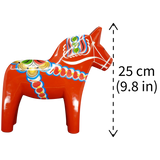 Dala Horse: Red Swedish Dala Horse | Handcrafted by Grannas A. Olsson in Sweden