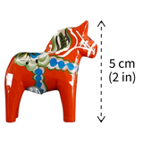 Dala Horse: Red Swedish Dala Horse | Handcrafted by Grannas A. Olsson in Sweden